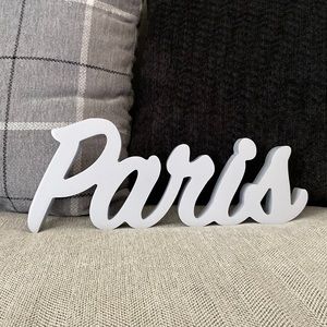Wooden “PARIS” sign